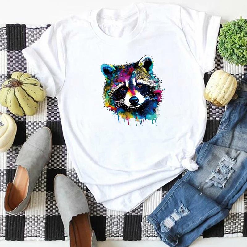 Thermal Patches Raccoon Cute Stripes Fashion Jeans Diy Accessory Sticker Heat Press Appliqued Thermo Transfer Animal Series