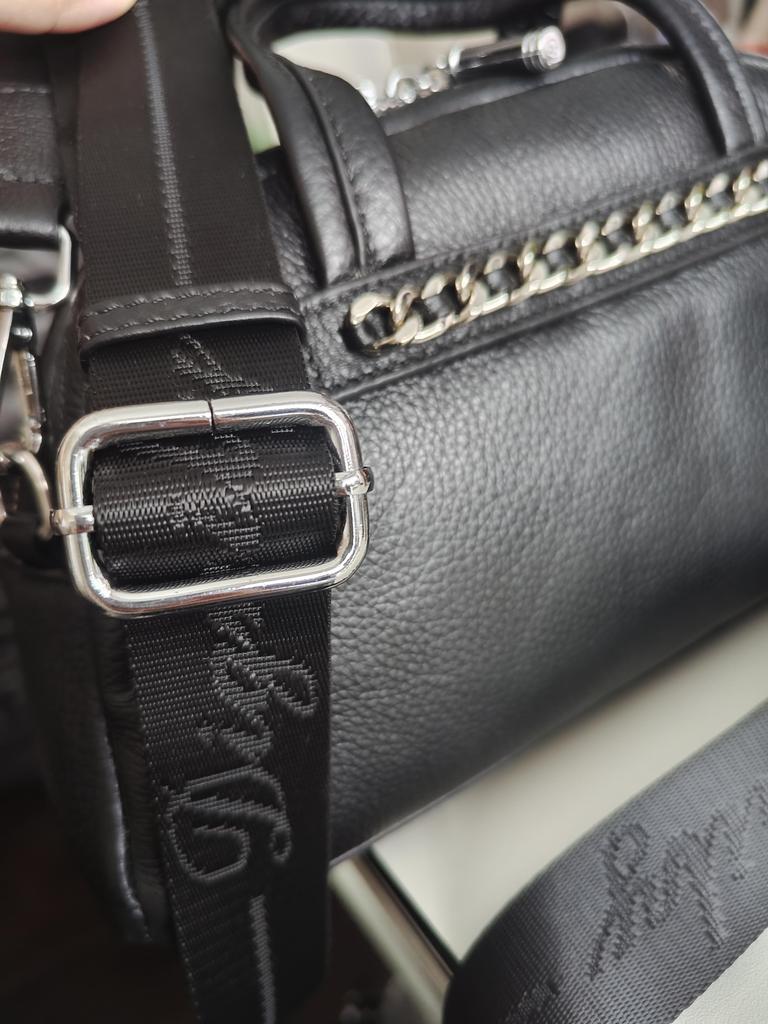 Zency Handtasche mit Kette aus weichem Leder für Damen