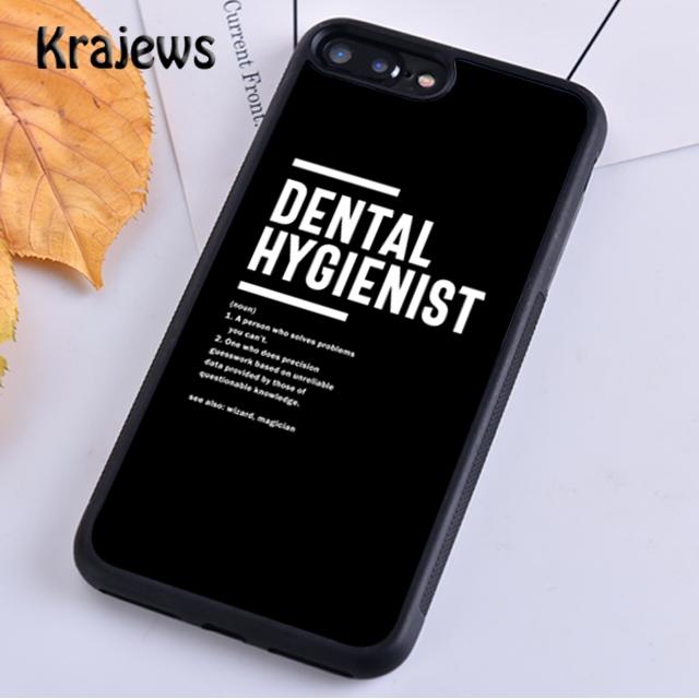 Krajews Dentist Tooth Dental Hygienist Phone Case Cover For iPhone 17 Air 16 15 14 plus 12 13 pro max Fundas