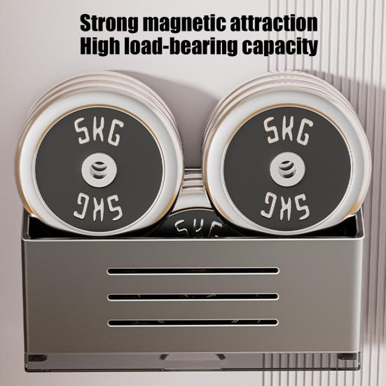 Magnetic Umbrella Holder Heavy Duty No Punching Home Office Entry Hallway Wall Mount Folding Long Umbrella Organizer Hanger Rack