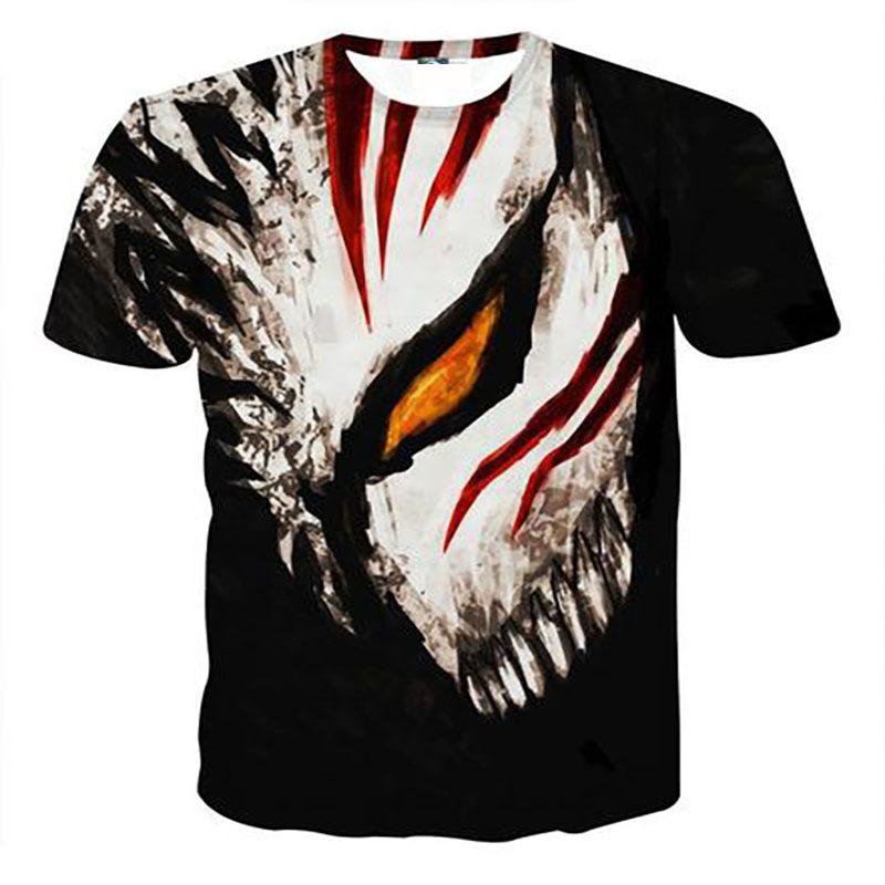 Fashion Attack on Titan 3D Printed T-Shirt, Anime Graphic Tee, Lightweight Polyester Breathable Casual Streetwear Clothes
