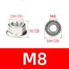 M8/M10 T-Bolt Kit 304 Stainless Steel (A2-70) - T-Screws Locking Tooth Flange Nuts - for Solar Panel Mounting PV Rails Greenhous