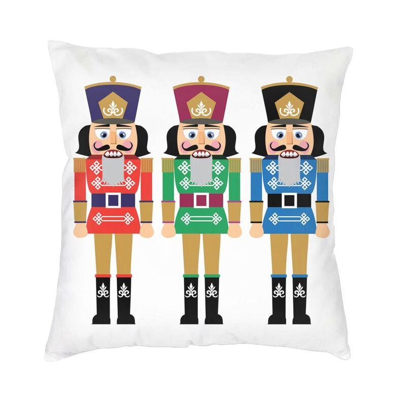 Nøtteknekker Soldat Toy Gave Putetrekk Sofa Home Decor Firkantet putetrekk