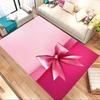 bow ribbon Crystal Velvet Office chair mat Area Rug - Non-Slip, Floor Mat, Office Desk Chair Rugs,Christmas Gift-1106075