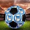 SIZE 5 Hertha BSC Soccer Ball Colorful All Ages Machine Stitched PVC Competition Ready Durable High-Bounce