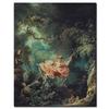 Famoso Dipinto su Tela Rococò L'Altalena di Fragonard Poster e Stampa Wall Art Immagini