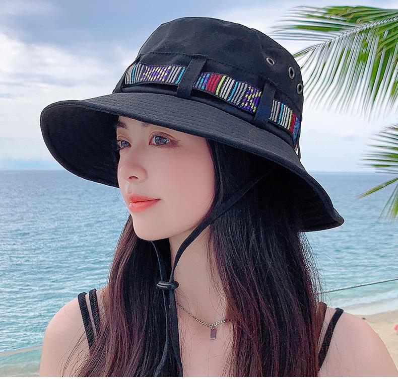 

Golexury Western Cowboy Hat Женская летняя большая полосатая рыболовная шляпа с козырьком от солнца для отдыха на море, туризма, походов, бохо, солнцезащитная шляпа