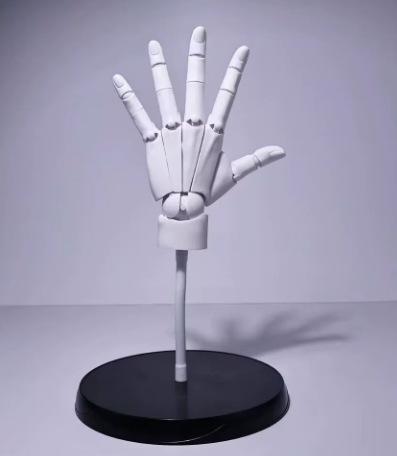 1:1 Scale Big Model Pill Highly Articulated Hand Figurine - Bionic Finger Joints Mannequin Hand Artistic Sculpture Model Kit