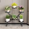 Nordic Metal Heart-shaped Floor Plant Stand