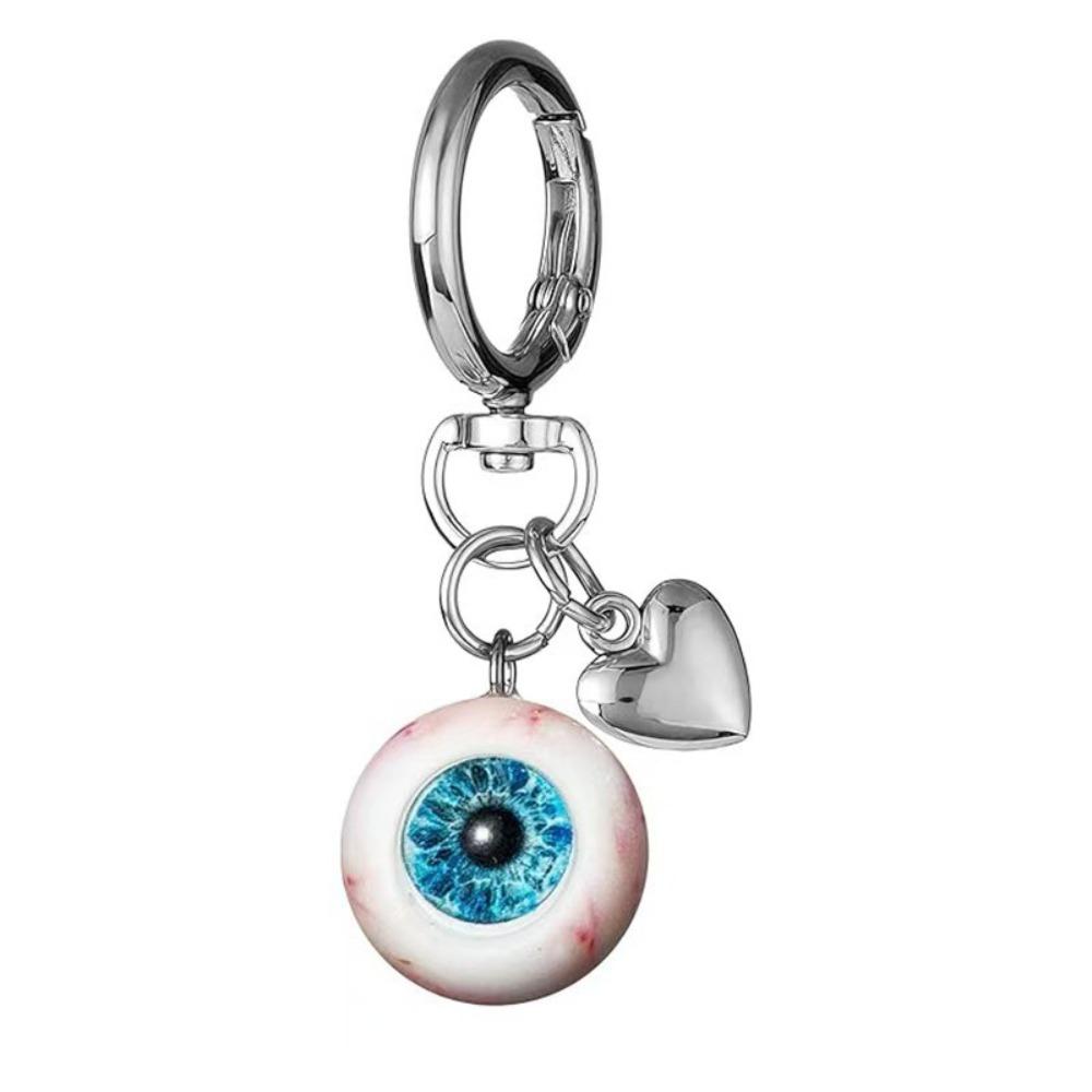 Goth Style Gothic Eye Keychain Resin Material Eye Keychain Halloween Eyes Keychain  Home Decor