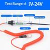 Multifunctional Car Circuit Tester Pen 9V-48V Digital Voltage Detector Auto Diagnostic Test Probe Tool