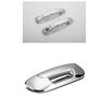 ABS Chrome Door Handle Cover + Tailgate Cover For 02-08 Dodge Ram 1500 2 Door