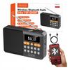 Mini Radio Fm Bluetooth Przenośne Na Baterie Kuchenne Głośnik Bezprzewodowy