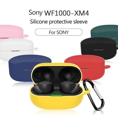 Soft Silicone Case For Wf-1000Xm4 Earphone Cover Protector Charging Box Shell
