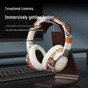 2025 Graffiti Chinese Trend Wireless Bluetooth Gaming Headphones with Ultra-long Battery Life