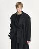 Songzio Collection Line Veil Robe Jacket Black Si2Jk723Bk