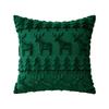 Reindeer Christmas Pillow Covers Plush Xmas Pillowslip Throw Cushion Case  Festive Holiday