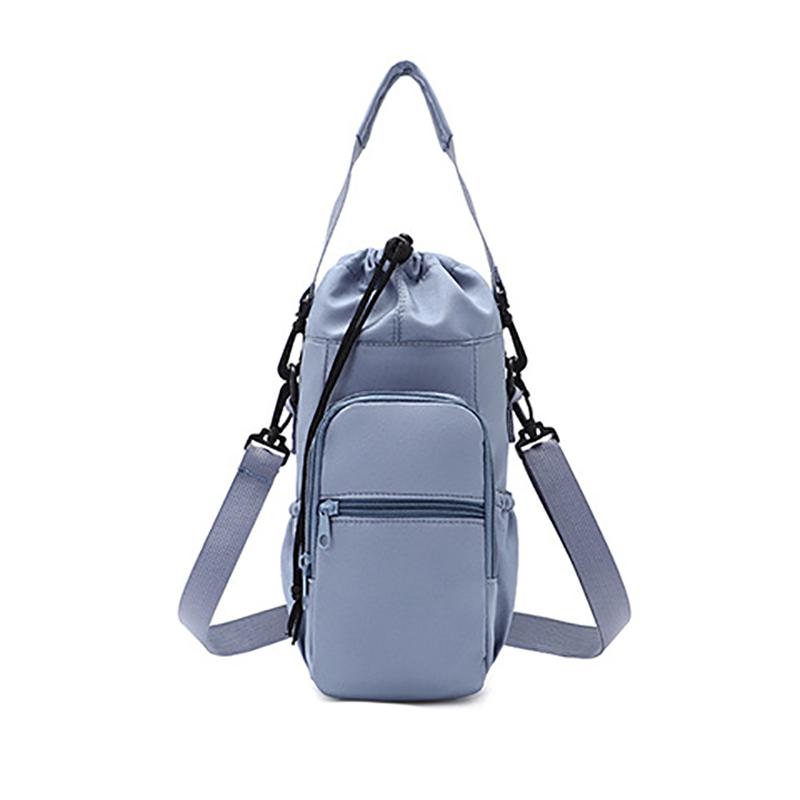 Stilvoller 2-in-1 Wasserflaschenhalter für Radfahren, Wandern, Wasserdichte isolierte Tasse, Handytasche mit verstellbarem Riemen