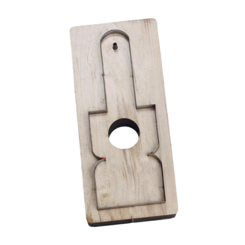 Leather Cut Die Handcraft Cutting Stencil Easy Carrying Leather Plate Knife Die for Tailor Beginner Househld Studio Devices