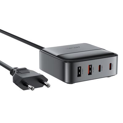 Z6 GaN σταθμός φόρτισης επιτραπέζιος 2x USBA 2x USBC PD 65W μαύρος