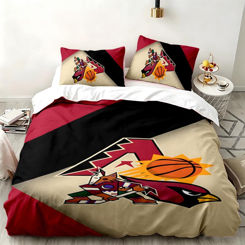 Arizona Cardinals 3pc set Perfect for bedroom use Comfortable bedding set includes a duvet cover and two pillowcases Ideal birthday or Christmas gift