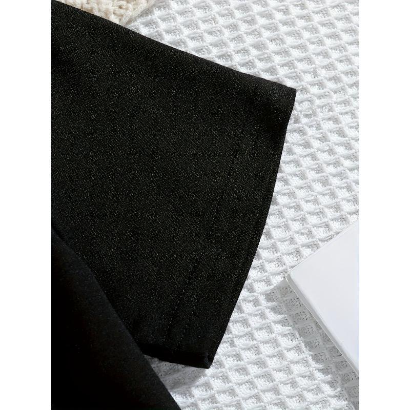 Rozmiary europejskie Chłopięcy T-shirt Zabawny Nadruk T-shirt - Uroczy Kreskówkowy Kurczak Banan Kurczaki z Napisem BANANA Krótki Rękaw Okrągły Dekolt Letnia Góra