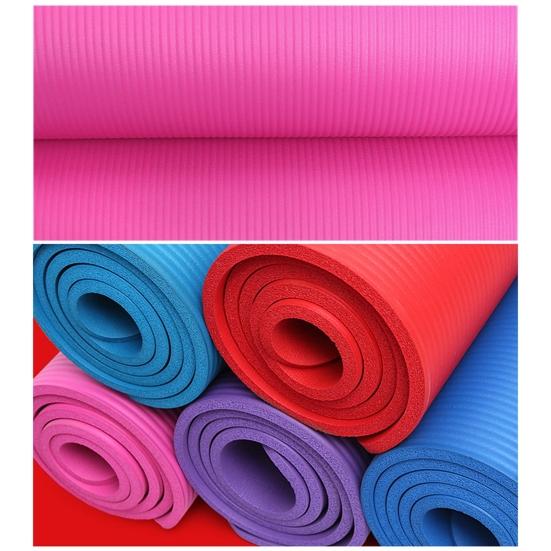 8mm NBR Anti-slip Gym Home Fitness Exercise Yoga Pilates Mat Carpet Cushion