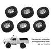 RC Rubber Tires with Aluminum Alloy Wheel Hub for WPL C14 C24 C34 C44 B14 B24 B16 B36 4  Car Model