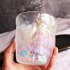 2pcs Coffee Cups Drink 300ml Wine Glasses Set of 2 Glass Cup Colorful Coffee Mugs Wedding Gifts Luxury Modern Glass Drinkware