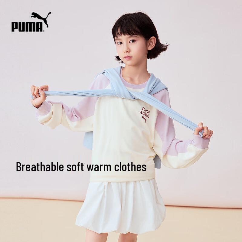 PUMA Kids  Soft & Breathable Long Sleeve T-Shirt 130