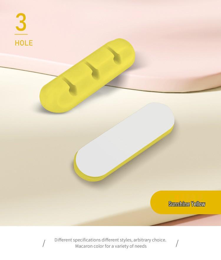 Self-Adhesive Desktop Cable Organizer and Protector for Charging, Mouse, and Earphone Wires