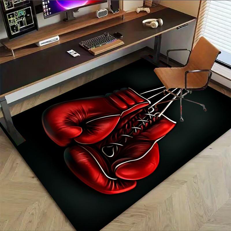 1pc boxing gloves Carpet, Office Rug Outdoor Mat Home Decor Area Carpet Festival