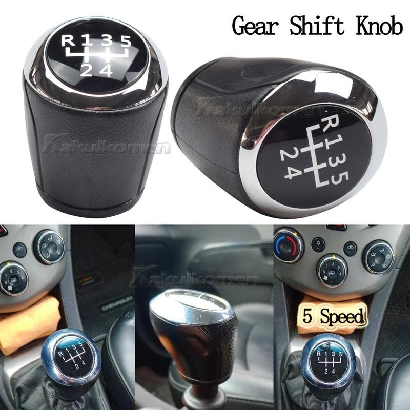 5 Speed Gear Shifter Head Wear Resistant Gear Shifter Lever Knob Replacement for Aveo Sonic T300 2011 2012 2013 2014 2015