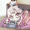 Mizuki Akiyama Chib Blankets Multi-function Flannel Sofa Throw Blanket for Home Bedroom Office Throws Bedspread Quilt
