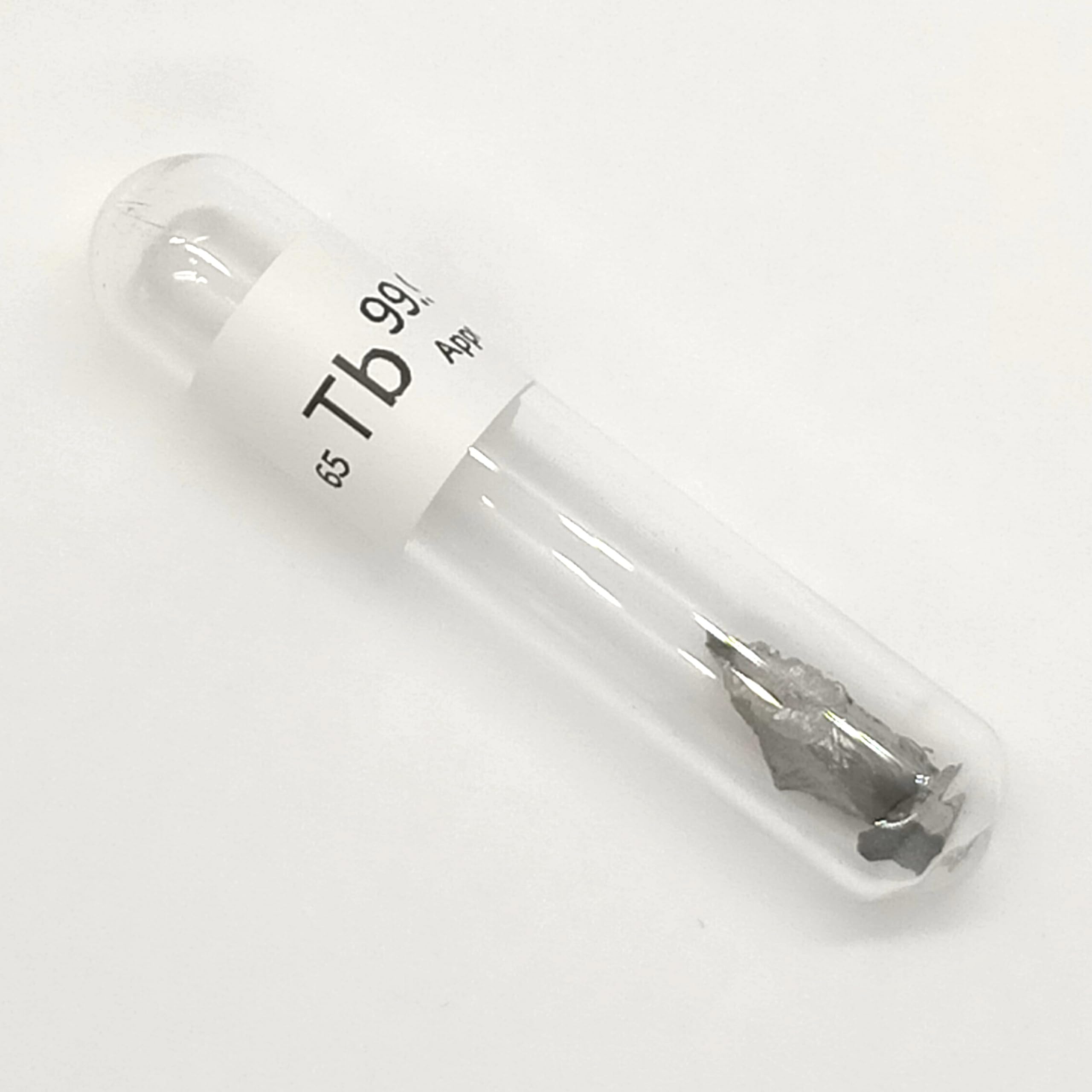 Elemental Terbium Tb specimen (block, 1g)