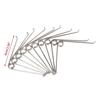 20Pcs New Gardening Hardware Compression Spring Silver Spring Steel Gardening Scissors Accessories V Shape 5x7cm Torsion Spring
