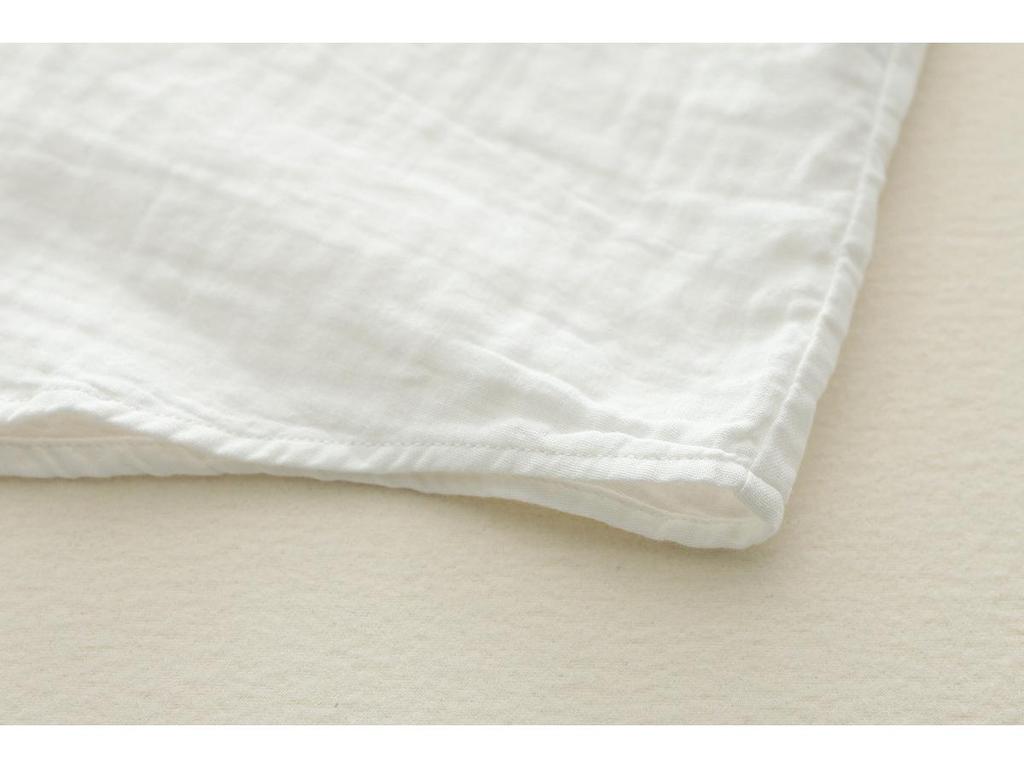 Pure Cotton Pointed Collar Long Sleeve Double Gauze Women's Shirt - Versatile Spring/Autumn Style