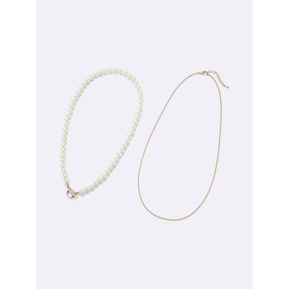 Gu By Uniqlo Pearl Like Necklace