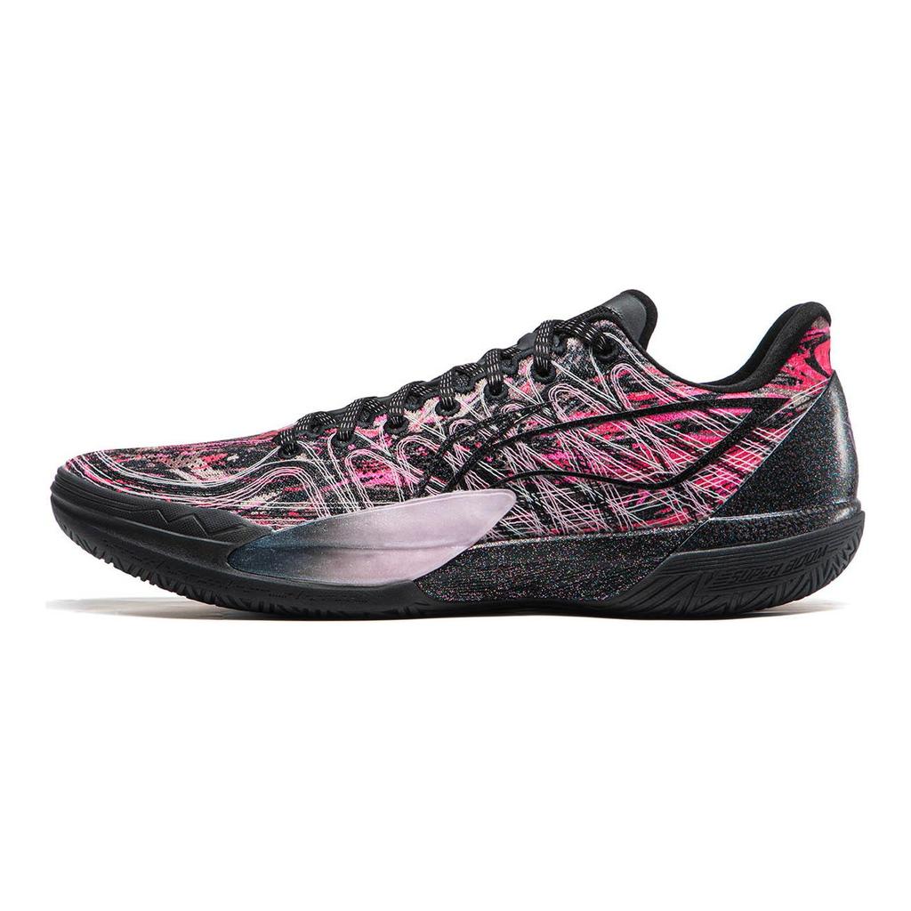 Li Ning Gamma 2 Low Top Basketball Shoes Men's Black Pink ABAV033-7