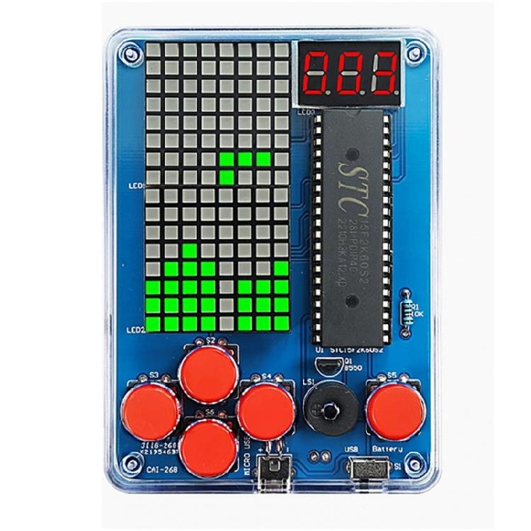 DIY Soldering Kit Building a Classical Game Console with 4 Games for Educational Purposes High School Project Training