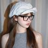Adjustable Striped Berets Breathable Newsboy Cap New British Cap  for Women Girl