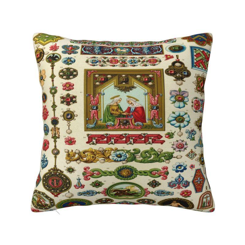 Custom Vintage Rose Victorian Angel Pillow Covers Home Decoration Luxury Cushion Cover Square Pillowcase