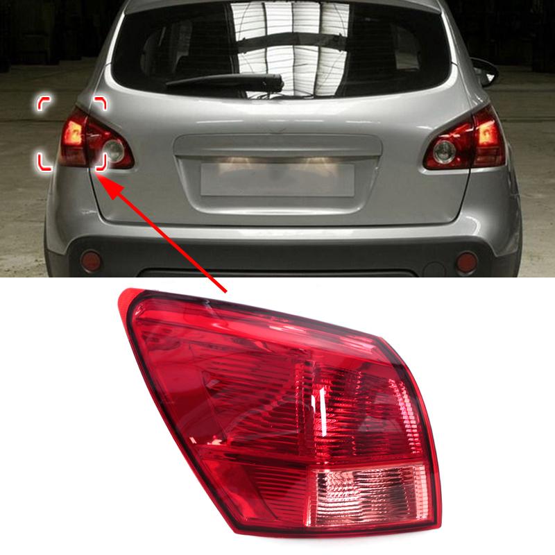 Car Inside Rear Tail Light Signal Brake Lamp Without Bulb For Nissan Qashqai 2007 2008 2009 2010 Outside Taillight