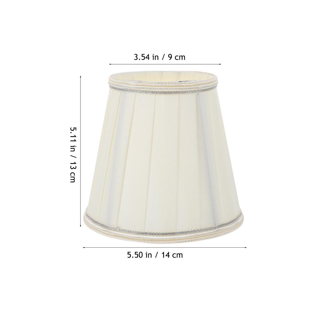 1Pcs Cloth Lampshade Simple Elegant Durable Light Cover Bedroom Living Room Lamp Decor Home Decoration Light Accessory