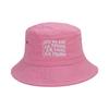 Embroidery Bucket Hat for Adult Outdoor Breathable Summer Spring Fisherman Hat