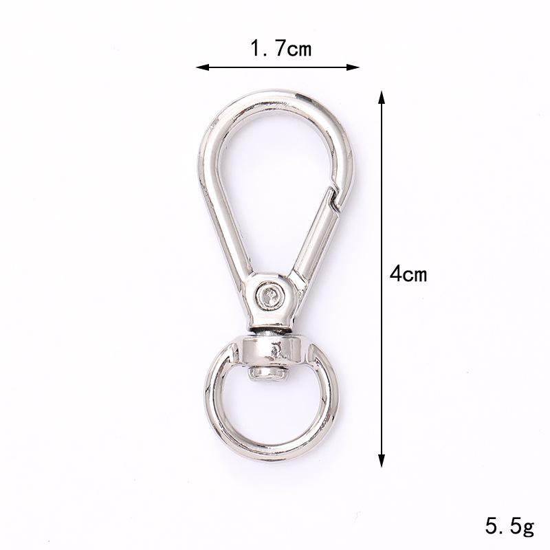 Yi Lian Schmuck Zinklegierung Herzplatte Schlüsselanhänger mit Karabinerverschluss