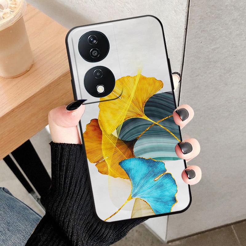For Honor 90 Smart Phone Case Fashion Back Cover For Honor X7B Play 8T 50 Plus 5G Case Soft TPU Silicone Shell Funda Coque