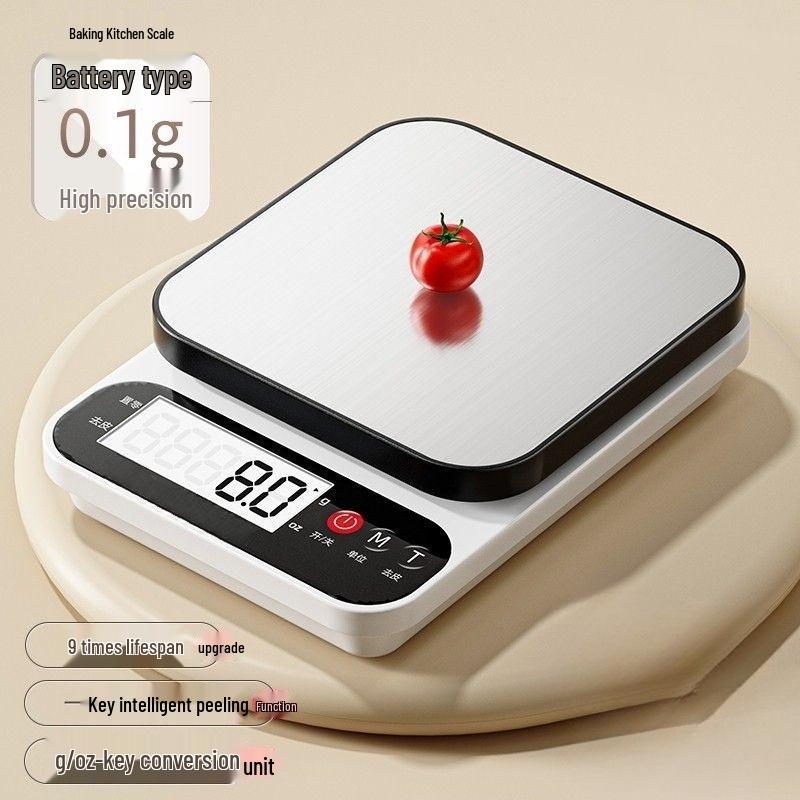 Compact Kitchen Digital Gram Scale for Precise Baking and Food Weighing