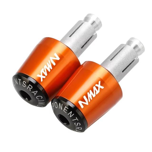 Motorcycle Handlebar Grip Bar Ends Cap Handle Counterweight Plug For YAMAHA NMAX 125 N-MAX NMAX125 2015-2024