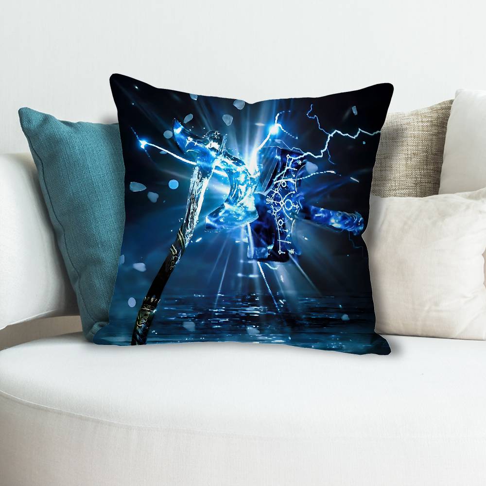 Game GGod of WWar Anime Celebrity Merchandise AllMatch Printed Pillow Case Sofa Car Office Room Decoration Protector
